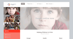 Desktop Screenshot of childpovertyrelief.com