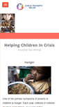 Mobile Screenshot of childpovertyrelief.com